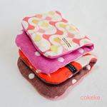 ⭐︎ sale ⭐︎ ୨୧  幾何学＆あんぱん  ୨୧ ふわふわ&やわらか８重ガーゼ ハンカチ2枚セット