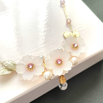  🌸八重桜(三輪)のネックレス🌸