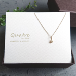 ダイヤモンド【Diamond】 K18 誕生石ネックレス　4月