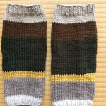 毛糸　レッグウォーマー　ハンドメイド