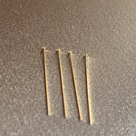 14KGF Tピン【0.4mm×25.4mm】（普通）20個セット