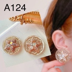 A124…キラキラビジュースター　イヤリング　ピアス 