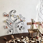 ＊autumn tree＊　ワイヤーアート　オブジェ