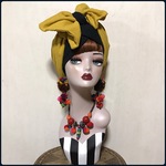 新作　着せ替えヘアターバン　帯リボンセット　ヘアターバン　ヘアバンド　ターバン