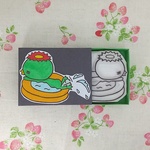 No.369【かっぱくん プール】消しゴムはんこ
