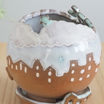 雲の街・PB663・S　プランターボール　(植物なし）