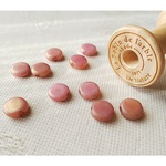 アンティークローズの水玉　チェコビーズ　8mm 10個