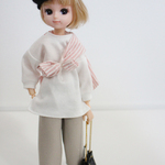 送料無料!! リカちゃん 用 ボトム【ワイドストレート】