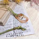 New💕ネックレス✨大人可愛い大振りネックレス༓༓❅⃝༓スウェード紐は人気のカーキ💕