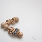 wood&silicon rattle