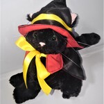 受注生産・ハロウィン黒猫のぬいぐるみ