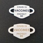 English type ☆ワクチン接種 マスクアクセサリー　マスクピアス　マスクチャーム　Mask Accessories 　Vaccination