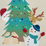 クリスマス　冬の壁面飾り《クリスマスツリー🎄》