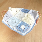 フラワー  マルチカバー ＊ パステルカラー ブルー