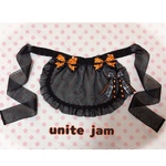 10/10(日)19時～販売予定  UMC Parlorコラボエプロン(黒×オレンジ)