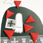 【2コセット】#vintage  west germany art déco triangle cabochon 20✖️17㎜