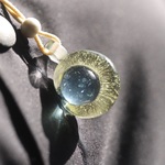 三日月と星空：波動玉® 12（サードアイ・セイクラル・ソーラープレクサスチャクラ）【現品一点物】
