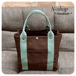 仕切り*帆布*トートバッグ(S)❥ハンドメイド❥
