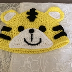 寅帽子2個セット　キッズ帽子　コットン綿　ハンドメイド　