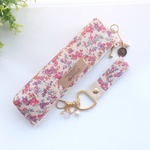 【Ｍさまご予約品】LIBERTY　リバティ　Moon-moth　ムーンモス ◆ビニコのマチ付きペンケースS・本革キーチャーム