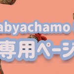 babyachamo 様 専用ページ