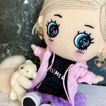 イアンヌちゃんピンクハートピアス