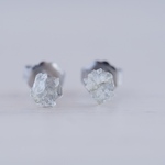 pierce ”petit series” 『Quartz』4月誕生石 天然石 原石アクセサリー