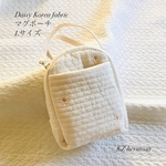 Lサイズ　Daisy Korea fabric マグポーチ　保冷　保温 