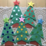 折り紙 クリスマス ツリー  大 冬 壁面飾り 施設 病院 保育園