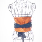 【2021応援ありがとうSALE】本革を使ったリボン帯
