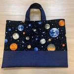 レッスンバック　宇宙柄