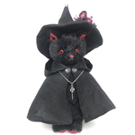 『限定品』ハロウィン黒ねこB(レッドアイ・Mサイズ)・ハロウィン衣装セット付き