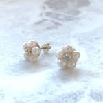 あこや真珠お花ピアス・イヤリング　EP-211002