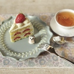 ハリネズミ＊＊いちごショートケーキのセット＊＊