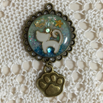 《SALE》恋する白猫(ブルー) イヤホンジャックorストラップ