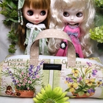 ブライスアウトフィット✴お出かけポーチ(2人用)GARDEN柄✴