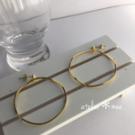 SALE 700→590シンプルフープピアス