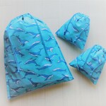 体操着袋　巾着袋　（３点　くじら）