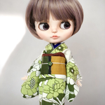 Blythe ドイツヴィンテージ着物　4点set