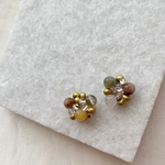 天然石つぶつぶピアス＊イヤリング