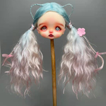 オビツ11ウィッグ モヘア手編みカツラドール