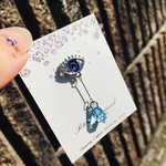 スワロフスキークリスタルの涙🥺💧✨（ピアス/イヤリング）
