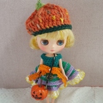MB-186[ミディブライス パンプキンハロウィン３点セット] アウトフィット Blythe outfit　よしえ屋
