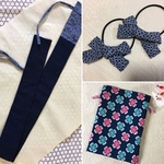 【umizaruさまオーダー品】着物リメイク　竿袋•巾着•髪ゴムおまとめ