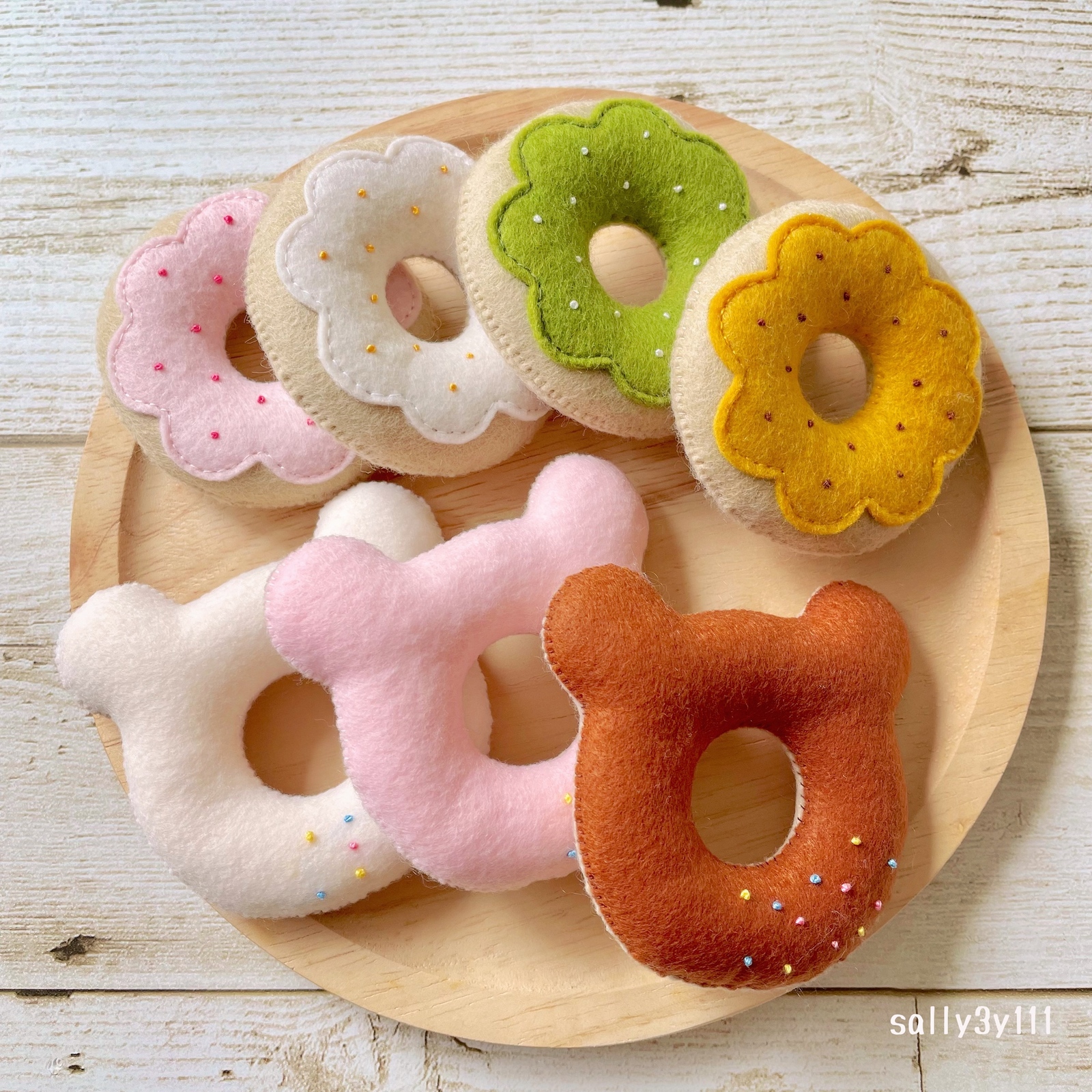 販売数18》選べるドーナツ🍩ドーナツ屋さん♡フェルトままごと