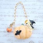 ハロウィンくまちゃんのバッグチャーム   