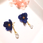 あじさいのゆらゆらピアス