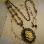 ♡すずらんカメオネックレス♡