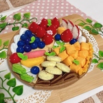 フェルトままごと🥧選べるフルーツタルト🥧
