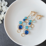 Grain color「深い海」ピアス・イヤリング